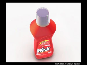 wisk wash detergent bottle 3D Model