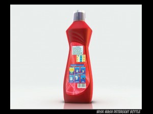 wisk wash detergent bottle Modello 3D