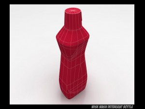 wisk wash detergent bottle Modello 3D