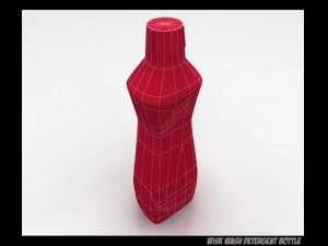 wisk wash detergent bottle 3D Model