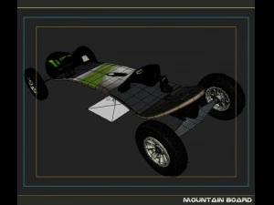 mountain board 3D Model