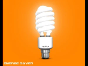 ampoules &agrave; &eacute;conomie d'&eacute;nergie Modèle 3D