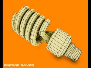 energy saver light bulbs 3D Model