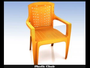 플라스틱 의자 3D 모델
