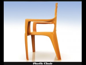 plastic chair Modello 3D