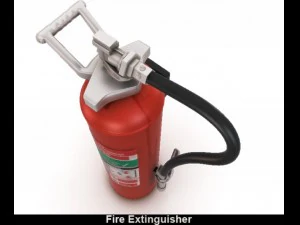 आग बुझाने का यंत्र 3D मॉडल