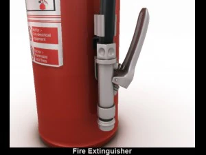 आग बुझाने का यंत्र 3D मॉडल