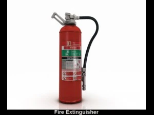 आग बुझाने का यंत्र 3D मॉडल