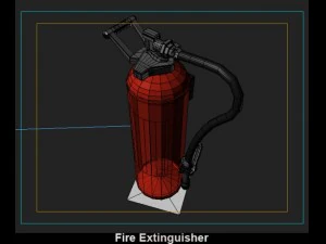 आग बुझाने का यंत्र 3D मॉडल