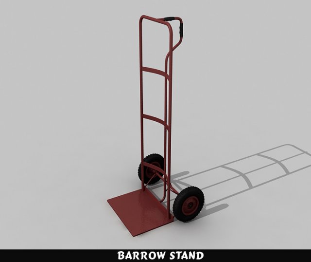 barrow stand Modelo 3D .c4d .max .obj .3ds .fbx .stl .blend 