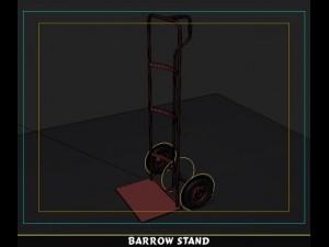 barrow stand Modelo 3D