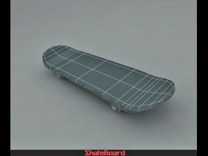 skate board 3Dモデル