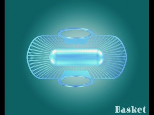 plastic basket 3D-Modell