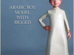 arabic boy 3D 모델