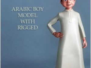 ragazzo arabo Modello 3D