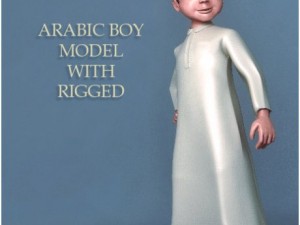 arabic boy Modelo 3D