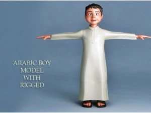 arabic boy 3D Model