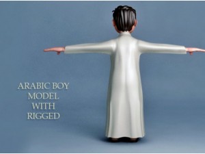 arabic boy Modelo 3D