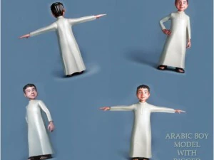 arabic boy 3D Model