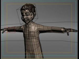 arabic boy 3D Model