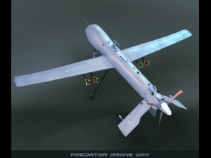 predator drone uav Modèle 3D