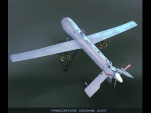 predator drone uav 3D Model