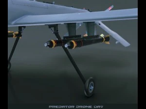 predator drone uav 3D Model