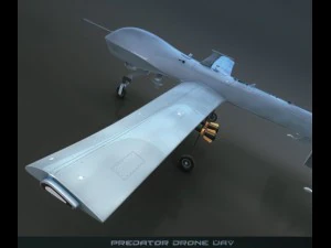 predator drone uav 3D Model