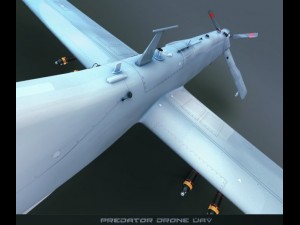 predator drone uav Modèle 3D