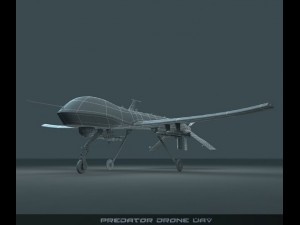 predator drone uav Modèle 3D