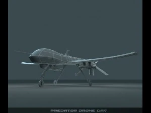 predator drone uav 3D Model