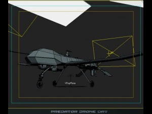 predator drone uav 3D Model