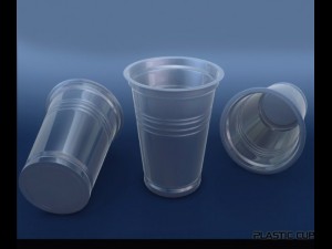 plastic cup 3D 模型