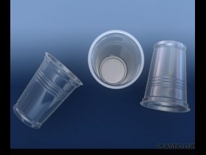 plastic cup 3D मॉडल