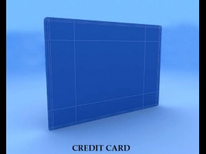 credit card 3D Модель
