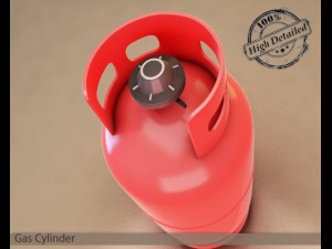 gas cylinder 3D 模型