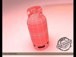 gas cylinder 3D 模型