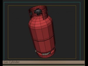 gas cylinder 3D 模型
