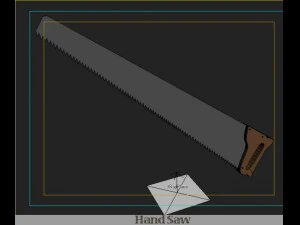 hand saw 3D Model