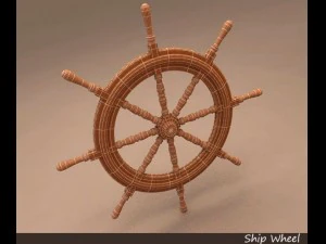 ship wheel 3D Model
