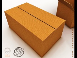 cardboard box 3D Model