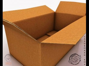 cardboard box 3D Model