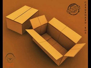 cardboard box 3D Model