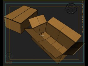 cardboard box 3D Model
