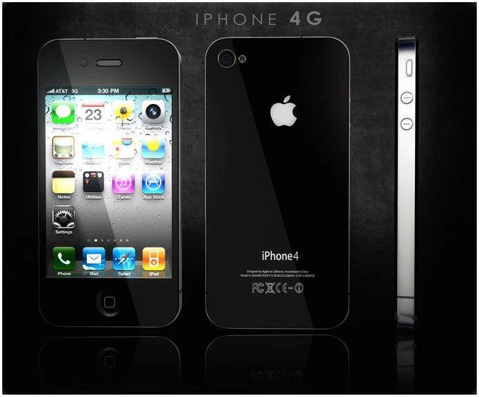 apple iphone 4g 3D Model .c4d .max .obj .3ds .fbx .stl .blend 