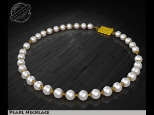 pearl necklace 3Dモデル