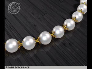 pearl necklace Modèle 3D