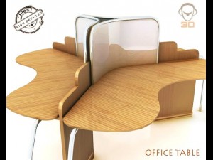 office table 3D Model