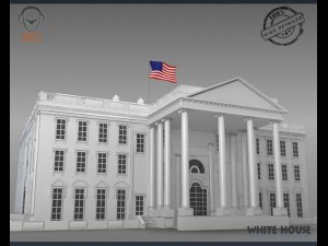 white house 3D Model