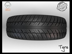 euro star tyre Modèle 3D